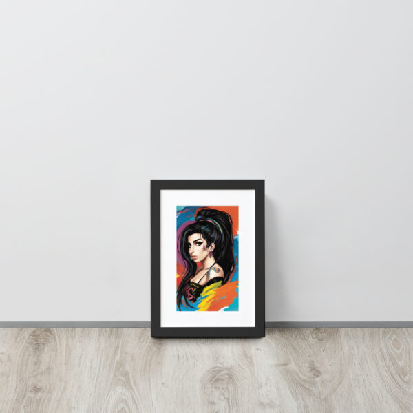 Vibrant Reverie by Lucho | Matte Paper Framed Poster With Mat - Image 2