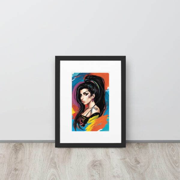 Vibrant Reverie by Lucho | Matte Paper Framed Poster With Mat - Image 3