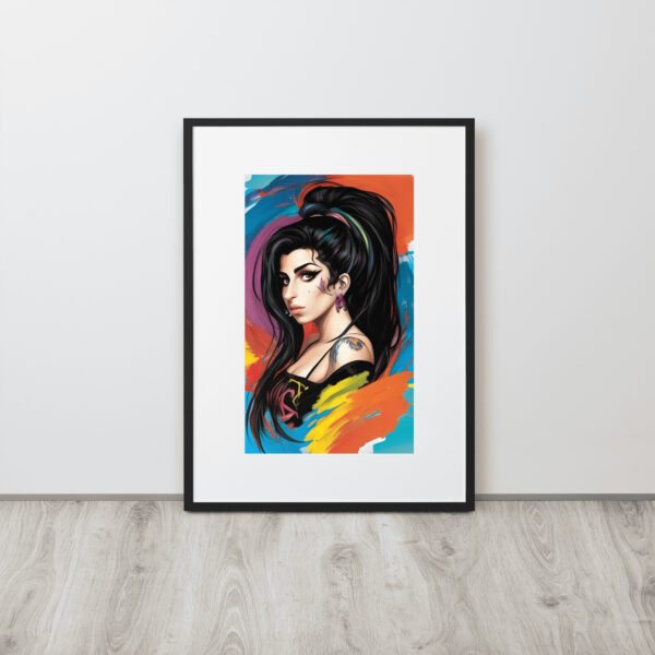 Vibrant Reverie by Lucho | Matte Paper Framed Poster With Mat - Image 4