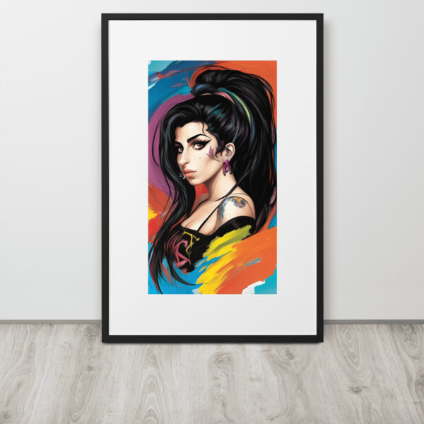 Vibrant Reverie by Lucho | Matte Paper Framed Poster With Mat