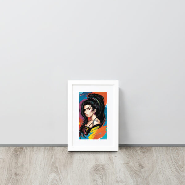 Vibrant Reverie by Lucho | Matte Paper Framed Poster With Mat - Image 5