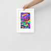 Lively Abstractions by Marie | Matte Paper Framed Poster With Mat - Image 5