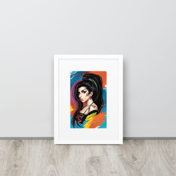 Vibrant Reverie by Lucho | Matte Paper Framed Poster With Mat - Image 6