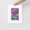 Lively Abstractions by Marie | Matte Paper Framed Poster With Mat - Image 6