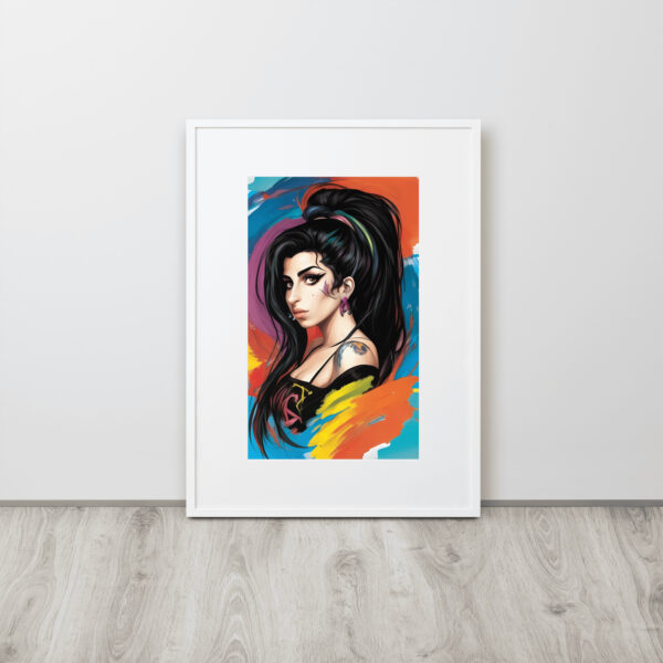 Vibrant Reverie by Lucho | Matte Paper Framed Poster With Mat - Image 7