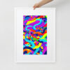 Lively Abstractions by Marie | Matte Paper Framed Poster With Mat - Image 7