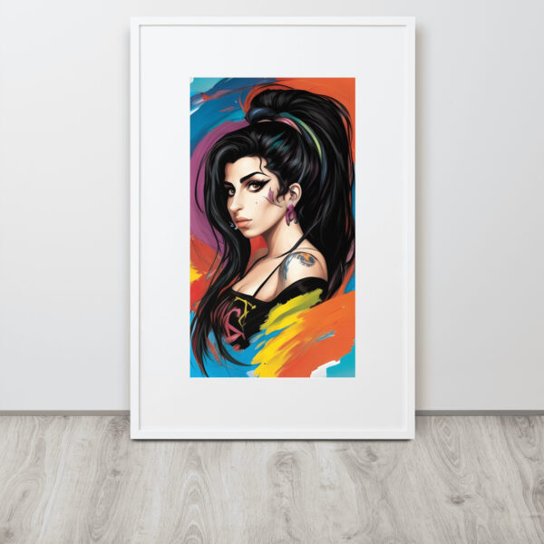 Vibrant Reverie by Lucho | Matte Paper Framed Poster With Mat - Image 8